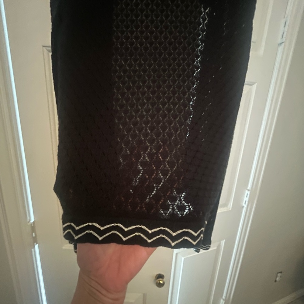 Missoni Lightweight Black Knit Cardigan, Size M - Picture 6 of 7